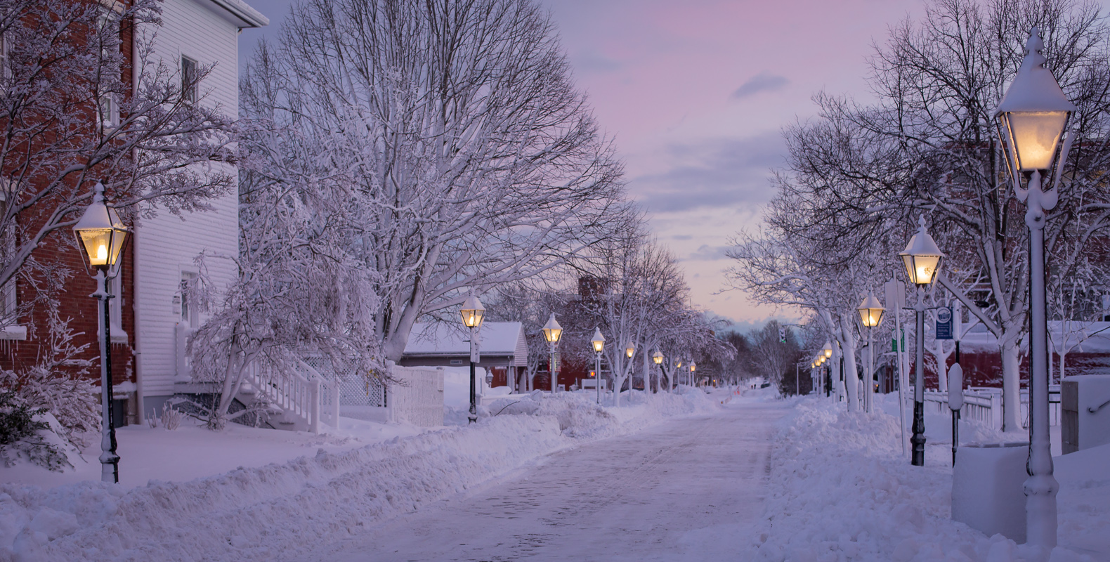 Maine in winter